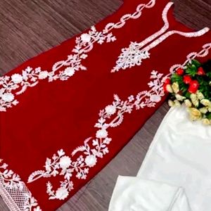 Pakistani Embroidery Work Suit Set