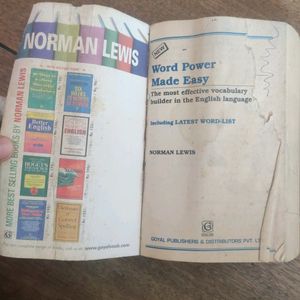 Word Power Made Easy By Norman Lewis.