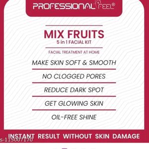 MIX FRUITS 5 in1 Facial Kit