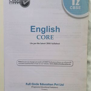 Full Marks English Core Class 12