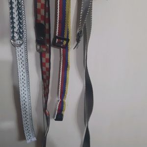 combo of 4 belts  new never used and t shirt