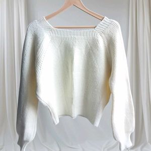 Square Collar Sweater