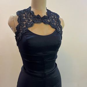 Black Mermaid Dress (Bust:30) - Read Description