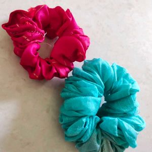 Combo Of 2 Scrunchies