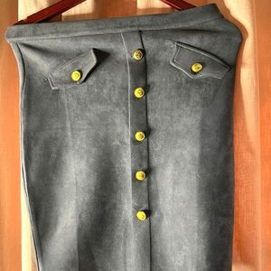 Swade Leather Korean Skirt