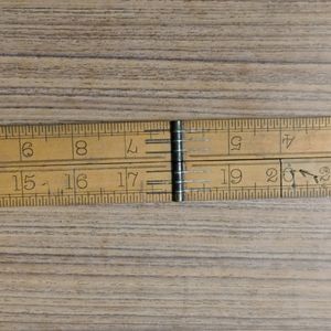 2 Vintage Wooden Rulers