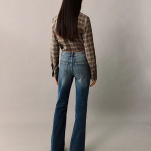 MANGO Bootcut denim