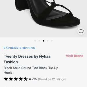 Black Heels By Twenty Dresses