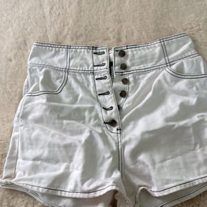 Bestfriend White Shorts