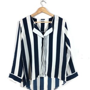 White&Blue Strips Top(Women’s)