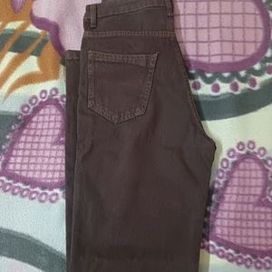 Brown Wide Leg Jeans