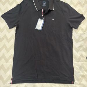 NEW Arrow Men Black Polo Collar Tshirt