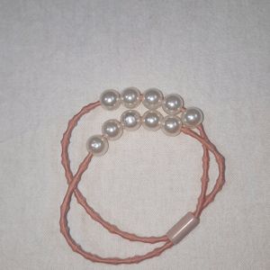 White Pearl Bracelets