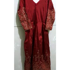 Gown With Dupatta