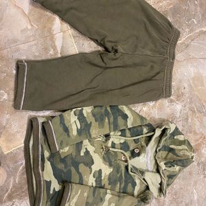 Cucumber Brand Camoflague Hoody Tracksuit