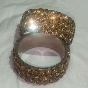 Golden Stone Bangles