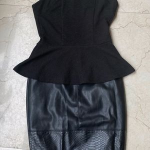 Black Leather Skirt