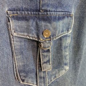 blue cargo jeans