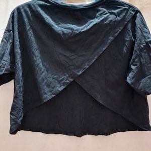 Black Style Back Top