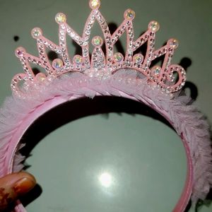 Cute Baby Girl Hair Band Pink Calar Mai