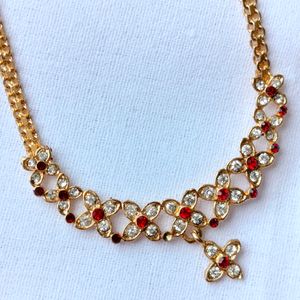 Gold Plated Mangal sutra With Tops / Chain Set