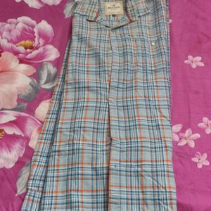 Cotton Checkered Shirt XL Size