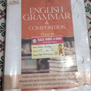 Class 10 English Grammmer Book