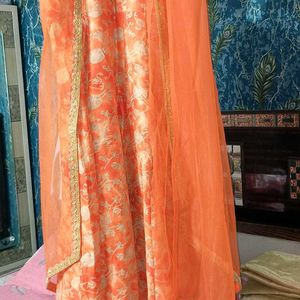 Gown Orange 🧡 Beutiful