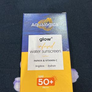 Aqualogica Glow + Infused Water Sunscreen