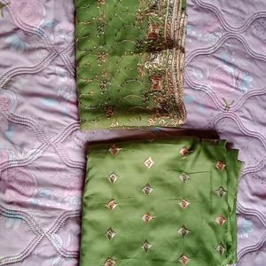 Un-Stitched Suit Salwar With Dupatta