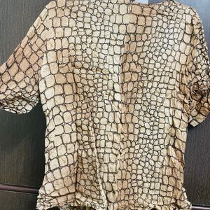 Snake Print Top