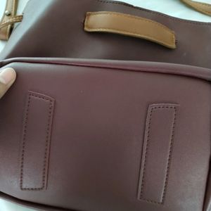 Burgundy Sling Bag (Women)