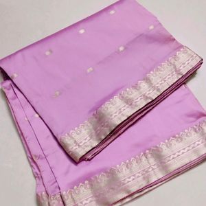 Beautiful Zari Border Saree.