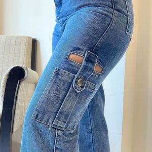 Stylish Straight Fit Side Pocket Jeans
