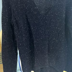 Dark blue Knitted sweater