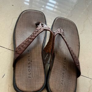 Male Leather Slippers