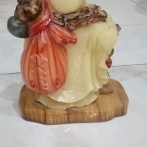 Unused Feng Shui Marble Idol With Radiant Glow