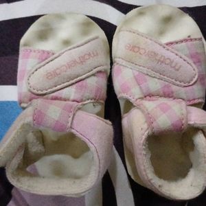 Mothercare Baby Girl Pink & White Sandals