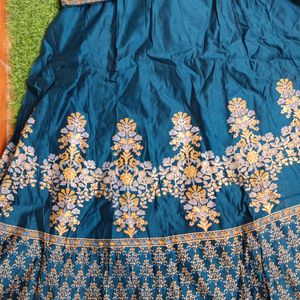 Beautiful Partwear Anarkali Silk Kurti