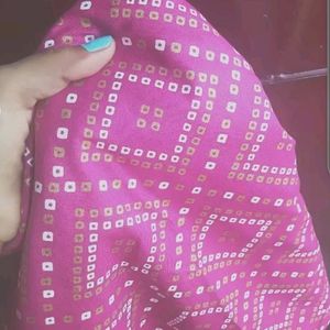 Pink Dress Material 2.5meters Rayon