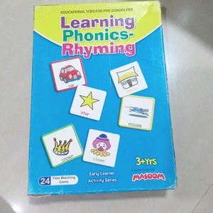 Learning phonics Rhyming