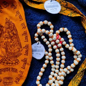 Safed Chandan Jap Mala Rosary With Gomukhi