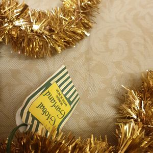 Golden Decorative Tinsel Streamer