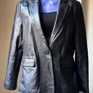 Sheepskin Leather Blazer