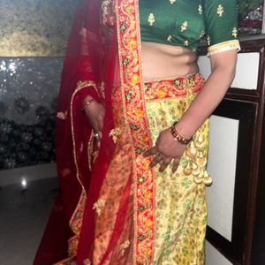 heavy bridal lengha full set