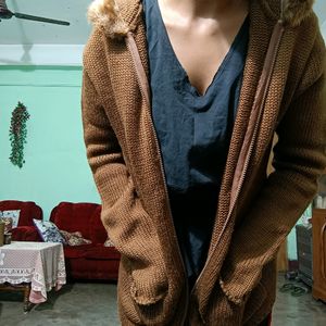 Oversized Jacket Sweater