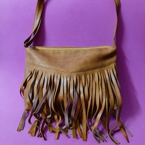 Fringe Crossbody Sling Bag