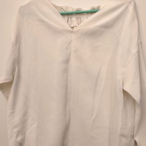 V Neck Korean Tops