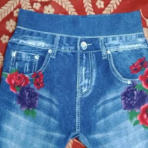 Stylish Printed Design Jeans
