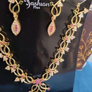 Brass Gold Plated Jewellery Set